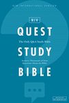 NIV, Quest Study Bible, Hardcover, Blue, Comfort Print: The Only Q and A Study Bible