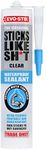 EVO-STIK Sticks Like Sh*t Waterproof Sealant, All-Purpose, Mould resistant, Colour: Clear, Size: 290ml