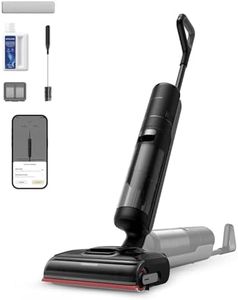 dreame H15 Cordless Wet Dry Vacuum Cleaner 21,000 Pa Suction, AI DescendReach Robotic Arm, Triple Edge,Tangle Cut Hair 180° Lie-Flat Reach, 100℃ Self-Cleanning,90℃ Quiet Drying 5min,Extended Runtime