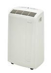 De'Longhi 11500 BTU 3-in-1 Portable Air Conditioner, Dehumidifier & Fan with Remote Control & Wheels, 400 sq. ft, Medium Room, Pinguino 6700 BTU (DOE), White (PACN270GN)