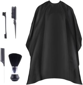 DBALL Capa Peluqueria Profesional Capa Cortar Pelo 165*145cm Impermeable Peluquería Mandil Barbero con Cepillo para el Cuello y Peine para Hombres Mujeres y Niños Hogar y Salón
