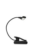 FLIPXEN Plastic 10 Led, Adjustable Reading, 3 Brightness Level, Clip Desk, Bed Headboard Book Light, Black