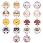 SUNNYCLUE Enamel Dog Charms, Alloy, Enamel