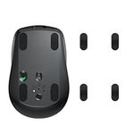 kwmobile Mouse Feet Replacement Compatible with Logitech MX Anywhere 3 Computer Mouse Skates Sticker - Black