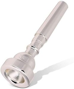 Bach Trumpet Mouthpiece 3C, New Silver Gold Plated Trumpet Mouthpiece 3C Size for Musical Instrument Accessory 3C Trumpet Mouthpiece (Silver)