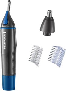 Remington Men’s Nose, Ear & Eyebrow Trimmer – Waterproof, Cordless, 2 Combs