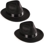 Funny Party Hats Black Fedora Gangs