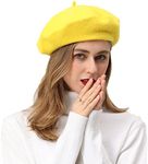 BEYLRZID French Beret-Classic Wool Beret Solid Color Womens Beret Cap Hat