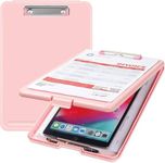 ART RANGER A4 Clip Pad/Clipboard with Storage Case for Paper and Document Storage 83002 (Light Pink)