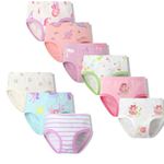 Benetia Girls Seamless Underwear Size 6-7 9Pack