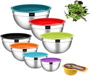 Batbez 7 Pcs Mixing Bowls Set wih L