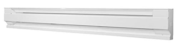 Cadet F Series 72" Electric Baseboard Heater (Model: 6F1500W, Part: 09956), 5120/3840 BTU, 240/208 Volt, 1500/1125 Watt, White