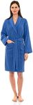 TowelSelections Women's Robe, Turkish Cotton Short Terry Bathrobe Large Persian Jewel