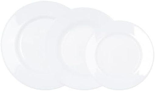 Luminarc Plumi Vajilla Vidrio 18 Piezas - 6 Personas Blanco