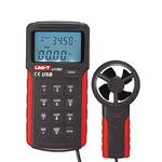 UNI-T Uni-Trend Anemometer UT361 UT362 Digital Wind Speed Meter Split Type Tachometer 2-30m/s LCD Backlight Anemometer with Data Storage(UT362)