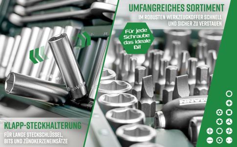 Mannesmann 215-Piece Socket Set – Comprehensive Tool Kit