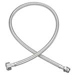 sourcing map 32 Inch Long Faucet Supply Line Connector, G3/8 Male Compression Thread x G1/2 Female Straight Thread 304 Stainless Steel Water Supply Hose