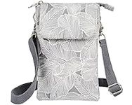 Coopay Crossbody Phone Bag Phone Pouch, Small Bag for Dog Walking, Mini Cross Body Bag for Travel, Hands Free Phone Carry Bag Women, Little Shoulder Bag, Lightweight Compact Cross Over Bag, Grey