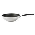 Circulon Total Stainless Steel Stir Fry Pan | Non Stick Frying Pan Wok | Stainless Steel Woks Suitable for All Hob Types Including Induction - 26 cm