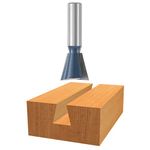 Bosch 84703M Dovetail Router Bit 1/4-Inch Shank 1/2-Inch Cut 1/2-Inch Diameter