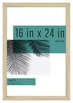 MCS Studio Gallery 16x24 Poster Frame Natural Woodgrain, Vertical & Horizontal Wall Hanging Large Picture Frame for Photos, Posters & Art Prints (1-Pack)