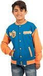 Bioworld Naruto Blue and Orange Youth Bomber Jacket