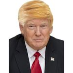 ALLAURA President Donald Trump Wig Costume Funny Wigs for Adults | Donald Trump Halloween Costumes for Men | Funny Wig Famous People Costumes for Adults — Compatible with Donald Trump Wig for Adults