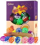 CHIWAVA 45PCS 1.6'' Cat Toy Ball wi