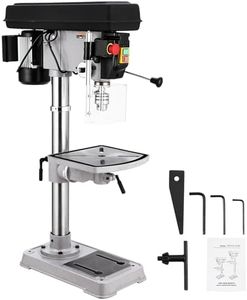 GarveeTech 15 in Benchtop Drill Press with Swing-away Safety Guard, 7.5 Amp 120V Pure Copper Motor, 288-3084 RPM Variable Speed, 0-45° Tilting Worktable, Tabletop Drilling Machine for Wood Metal