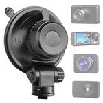 Sportway S503 Suction Cup Dash Cam Mount Holder (5th Gen) with 3pcs 360 Rotating Joints for Rove Nexar Z-Edge Kingslim iiwey NIUTA and Most Other Car Dash Cameras