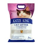 Foodie Puppies Katze King Strong Fragrance Cat Litter (5Kg, Apple) | Clean Non-Dust Clumping Type Exclusive Scoopable with Odour Control for Cat and Kitten