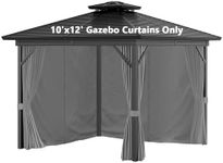 Gazebo Curtains 10'x12' Waterproof 