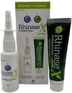 Rhinase X Combo Pack - Nasal Gel (30g) & Spray (30ml) for Complete Nasal Relief from: Dryness, Congestion, Post Nasal Drip, and Allergies. Retain Moisture for Dry Nose Relief