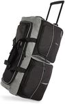 Pacific Coast Signature 30" Large Rolling Duffel Bag, Black, One Size, 30" Large Rolling Duffel Bag