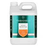 Timbashield - Solvent Based Wood Protector - Red Cedar - 5L - Wood Stain & Waterproof Protection - Protection from Dry-Film Fungal Growth - Treatment for Sheds, Fences & General Garden Furniture