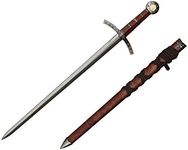 Wuu Jau Co H-26035WD Crusader Knights of Templar Short Medieval Cosplay Sword Dagger, 23,Black