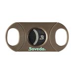 Boveda Cigar Cutter with Stainless Steel Double-Guillotine Blades and Large Finger Holes; Cutter for Up to 64-Ring Gauge