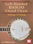 Left-Handed Banjo Chord Chart - 5-String - G Tuning