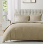 Lane Linen Duvet Cover King Size - Soft Prewashed King Duvet Cover Set, 3 Pieces, 1 Duvet Cover 104x90 Inches with Zipper Closure and 2 Pillow Shams, Comforter Not Included - Linen