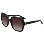 CALVIN KLEIN EYEWEAR Women's CK20541S-235 Sunglasses, Dark Tortoise/Brown Gradient, 57-19-140