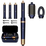 Airstyler, Air Wrap Hair Styler,1300W Hot Air Brush Hair Dryer Kit 6-in-1, with 110000 U/Min Hair Dryer Brush