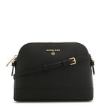 Michael Kors Women LG Dome XBODY Bag, Black, 22.9 X 17.8 X 8.9 cm