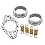 Exhaust Muffler Gasket Seal Spring Rebuild Kit for Polaris 01-14 Sportsman 400 450 500 Ranger 400 425 500 Scrambler 500 Hawkeye 400 Worker 500