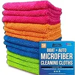 12 Pack Microfiber Cloth Kit Boat a