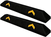 Set of 2 90CM Parking Wheel Stop Bl