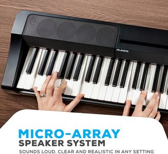 Alesis Recital Grand 88-Key Digital Piano – Full-Size Weighted Keys