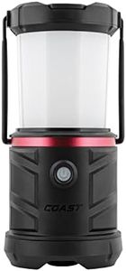 COAST Camping Lantern: EAL22 Dual Color LED Emergency Light - 1250 Lumen, D Batteries or Rechargeable, Storm Proof, Power Bank, Durable for Outdoor & Survival