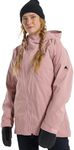 Burton Women's Pyne 2L Waterproof Snow Jacket (US, Alpha, Large, Regular, Regular, Powder Blush)