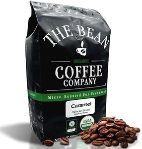 The Bean Organic Coffee Company Caramel, Medium Roast, Whole Bean Coffee, 5-Pound Bag