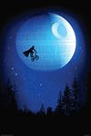 Culturenik Robert Farkas Dark Ride (E.T, Darth Vader, Star Wars) Geek Modern Contemporary Decorative Art Print (Unframed 24x36 Poster)